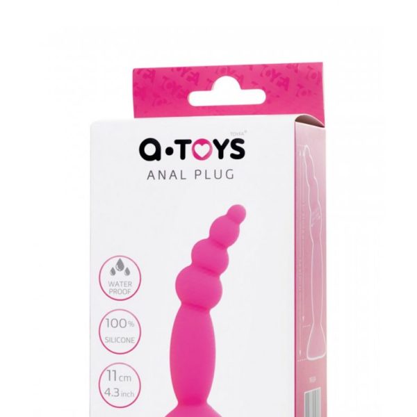 АНАЛЬНАЯ ВТУЛКА A-TOYS BY TOYFA HILD, СИЛИКОН, РОЗОВЫЙ, 11 СМ 761324