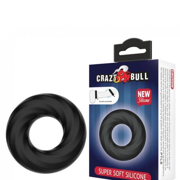 Силиконовое эрекционное кольцо Crazy Bull BI-210181
