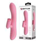 Вибратор PrettyLove Chris c ротацией в клиторальной зоне BI-067002-1