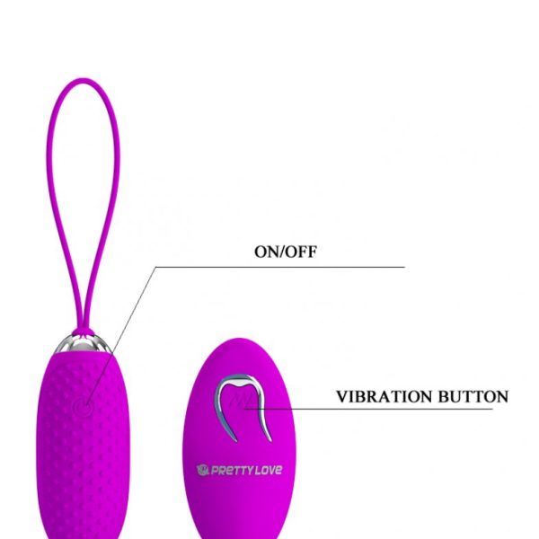Виброяйцо с пультом д/у Prette Love Joanna BI-014362W-5