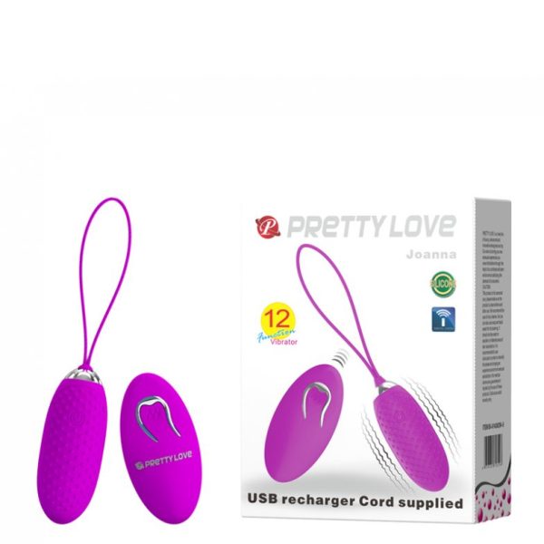 Виброяйцо с пультом д/у Prette Love Joanna BI-014362W-5