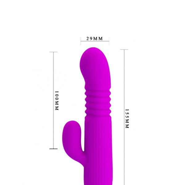 Вибратор с фрикциями Pretty Love Leopold BI-014593