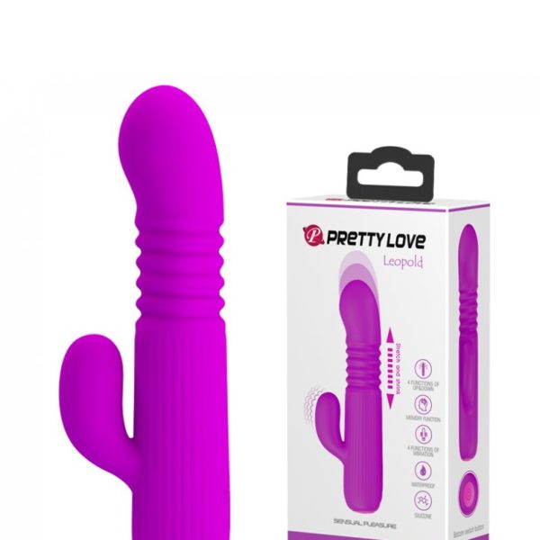 Вибратор с фрикциями Pretty Love Leopold BI-014593