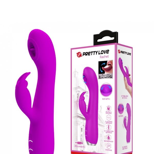 Вибратор с имитацией оральных ласк Prettye Love BI-014783