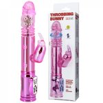 Вибратор Throbbing Banny с ротацией и поступательным движением BW-058008