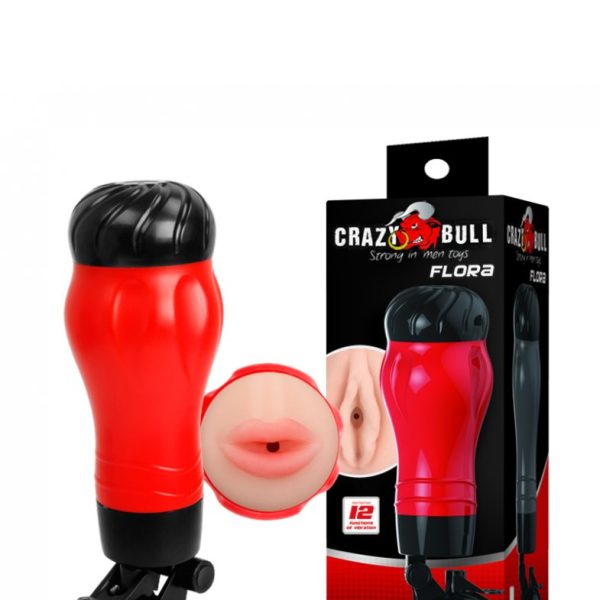 Мастурбатор-ротик с вибрацией GrazyBull Flora BM-00900T47Z-2