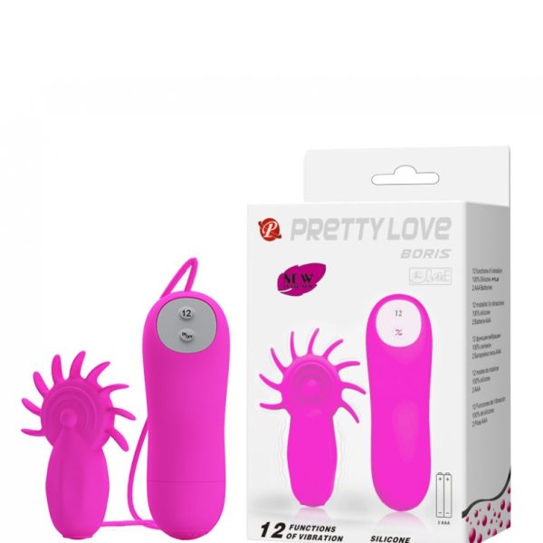 Мини-вибратор с эластичными язычками Pretty Love Boris BI-014323