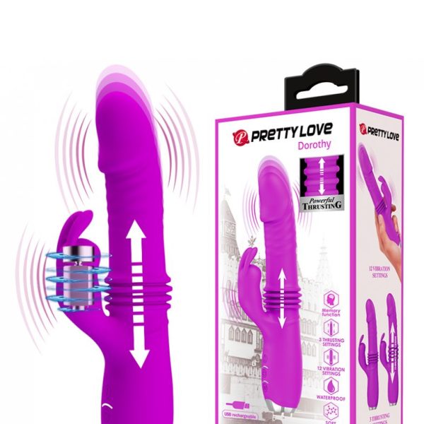 Вибратор с поступательным движением Pretty Love Dorothy BI-014713