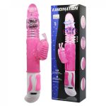 Вибратор Fascination с ротацией и фрикциями BW-063004