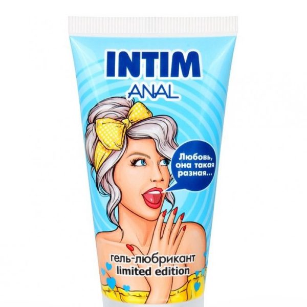 Гель-любрикант INTIM ANAL серии LIMITED EDITION туб пластиковый 50 г арт. LB-60001-1