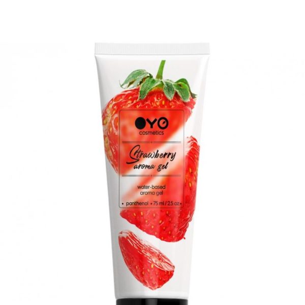 Гель ароматизированный на водной основе OYO AROMA GEL Strawberry 75 мл., арт. OYO-STR