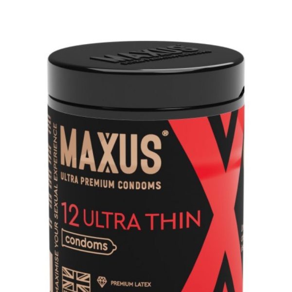 ПРЕЗЕРВАТИВЫ MAXUS ULTRA THIN № 13 X-EDITION (ультратон. с обильн. смазкой) в кейсе , цена за 1 шт
