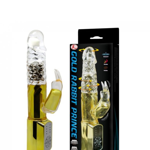Вибратор Gold Rabbit Prince BW-037302J