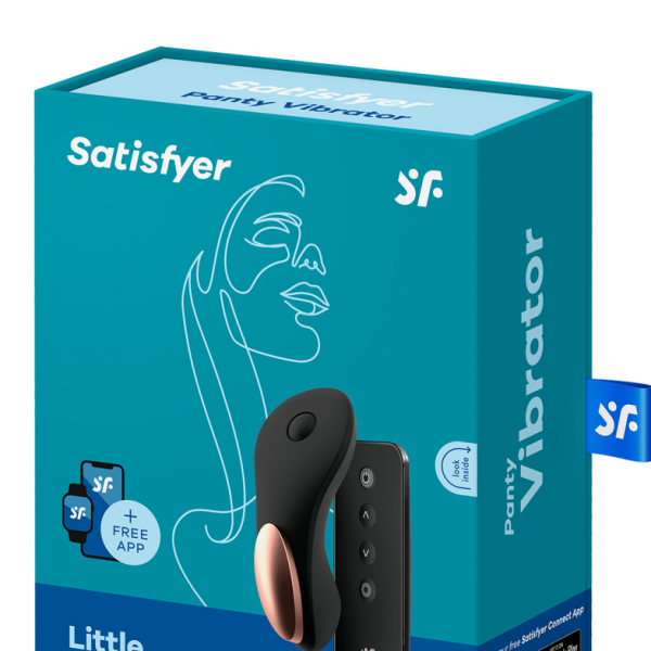 J2018-97 Вибромассажёр Satisfyer LITTLE SECRET, сликон, чёрный, 8 см