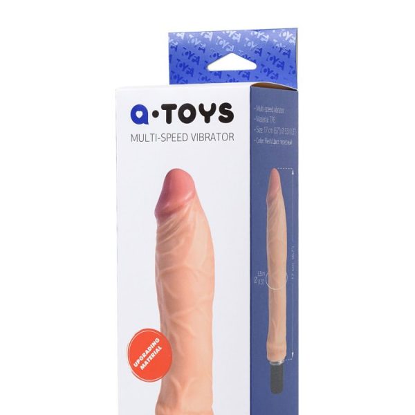 Реалестичный вибратор TOYFA A -Toys Mang TPE телесный 20 см-761048