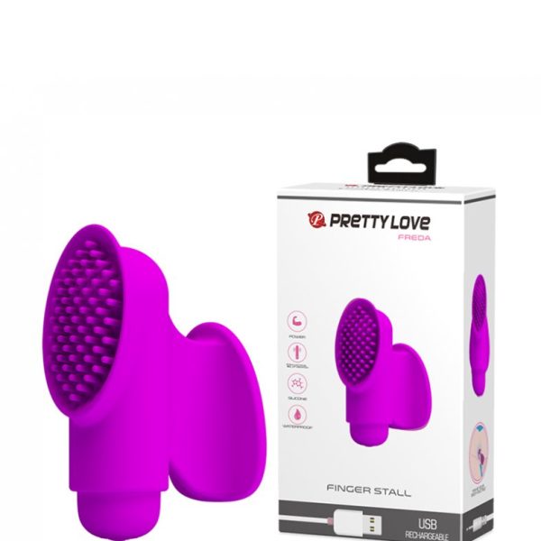 Пальчиковый Минивибромассажер PrettyLove Freda BI-014596