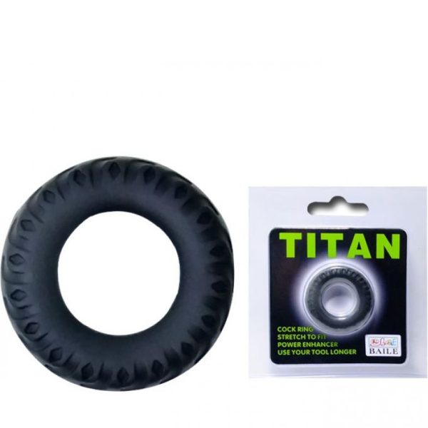 Силиконовое эрекционное кольцо TITAN BI-210146