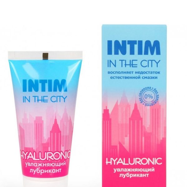 ЛЮБРИКАНТ INTIM in the city hyaluronic туб пластиковый 60 г арт. LB-60008