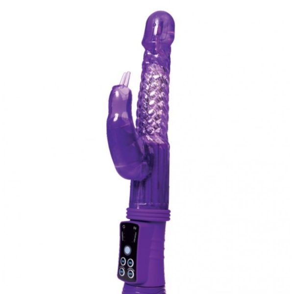 Вибратор с клиторальным стимулятором TOYFA A-Toys High-Tech fantasy, TPR, фиолетовый, 24 см 765012