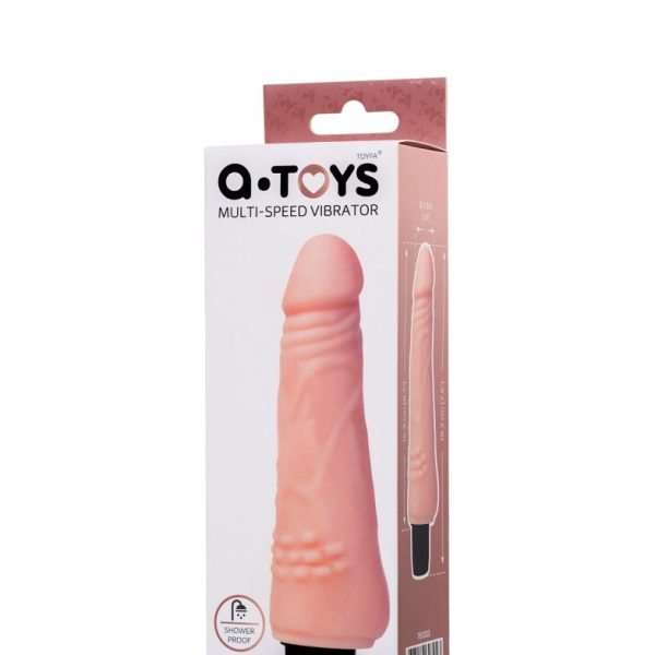 Реалестичный вибратор A-Toys by TOYFA Stim TPE телесный 19.2 см -761003