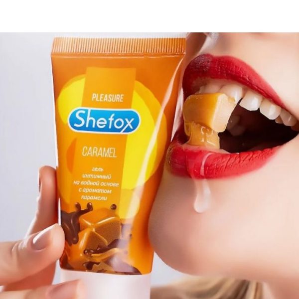ИНТИМНАЯ ГЕЛЬ-СМАЗКА КАРАМЕЛЬ SHEFOX , 50 мл.
