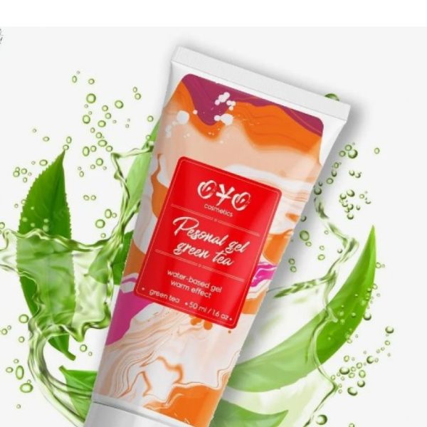 Гель увлажняющий на водной основе OYO PERSONAL Gel Green Tea (с согревающим эффектом) 50 мл
