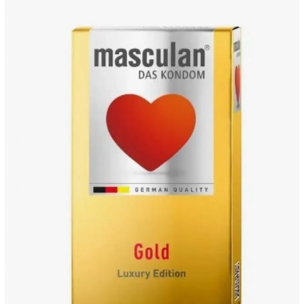 ПРЕ-ВЫ "MASCULAN 5 ULTRA №10" (УТОНЧЕН. ЗОЛОТОГО ЦВЕТА) 10 штук (цена за 1 шт), 0905