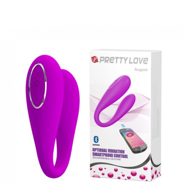Вибратор Pretty Love AUGUSTE с управлением от телефона BI-014582НР