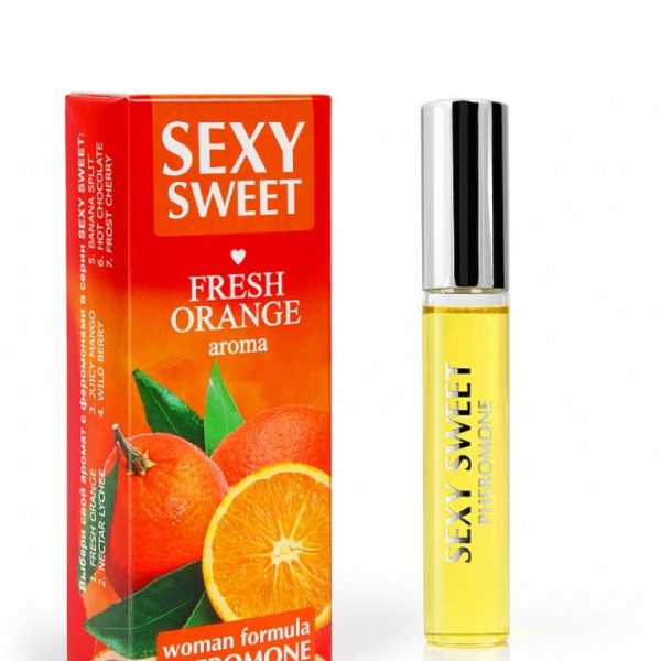 Парфюмированное масло SEXY SWEET FRESH ORANGE с феромонами 10 мл арт. LB-16124