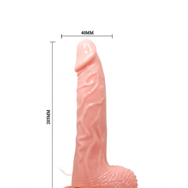 Реалистичный вибратор без ротации Super Vibro Dong BW-008080Х