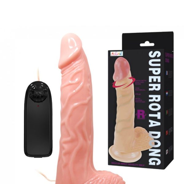 Реалистичный вибратор без ротации Super Vibro Dong BW-008080Х