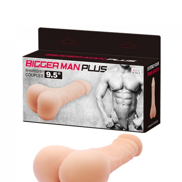 Удлиняющая насадка-мастурбатор Bigger Man BM-009176-1