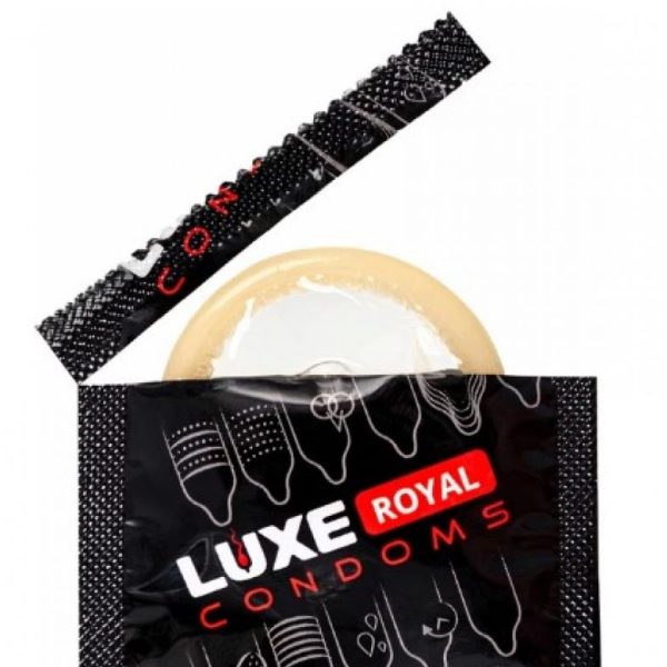 Презервативы Luxe Royal Cherry collection гладкие с ароматом вишни (3 шт) цена за уп, 08772