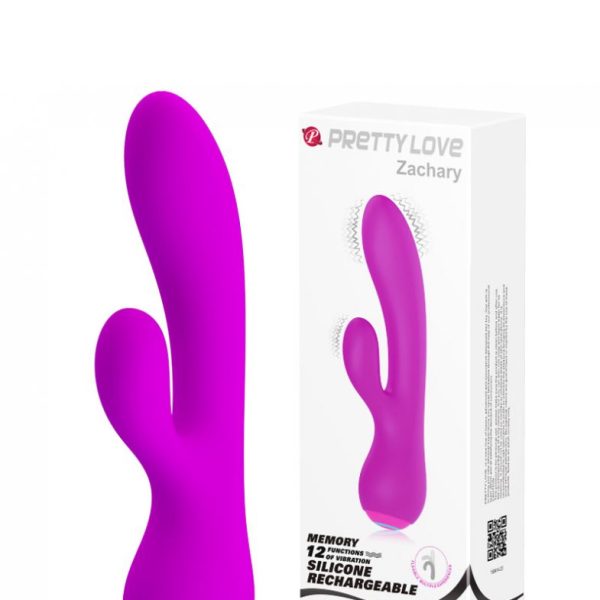 Вибратор для точки G и клитора PrettyLove Zachary BI-014639
