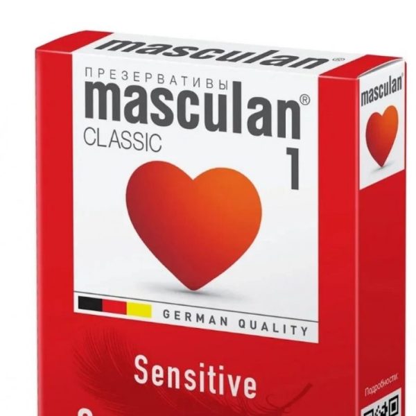 ПРЕЗЕРВАТИВЫ "MASCULAN 1 CLASSIC" (НЕЖНЫЕ) 3 штуки/уп