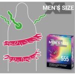 НАСАДКА СТИМУЛИРУЮЩАЯ с эластичными усиками и шариками XL MEN`S SIZE 555