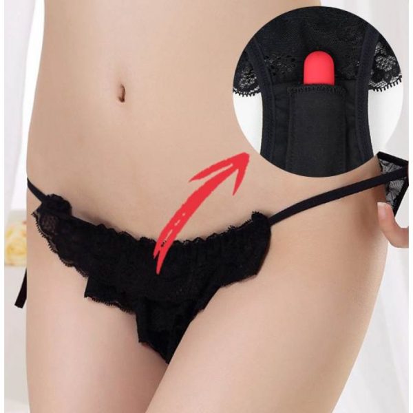 Сексуальные трусики P5169 с карманом для вибратора