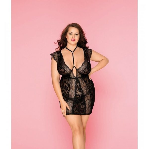Sexy babydoll & gown P81158 plus size