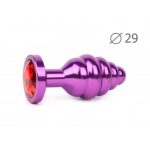 Втулка анальная VIOLET PLUG SMALL (фиолетовая), L 71 мм D 29 мм, вес 60г AR-S