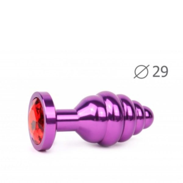 Втулка анальная VIOLET PLUG SMALL (фиолетовая), L 71 мм D 29 мм, вес 60г AR-S