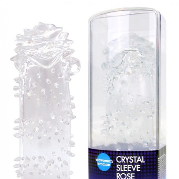 Насадка закрытая CRYSTAL SLEEVE ROSE в форме розы арт. EE-10105