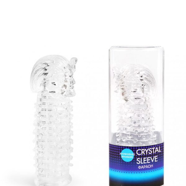 Насадка закрытая CRYSTAL SLEEVE ФАРАОН L 135 мм D 22 мм арт. EE-10010