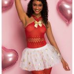 JSY / Эротический новогодний костюм / Костюм для эротических игр / Комплект эротик 5 предметов