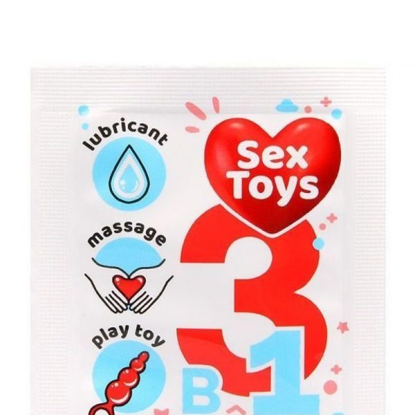 SexToys - пробник гель-любрикант серии "Ты и я" для игрушек, 1,5г