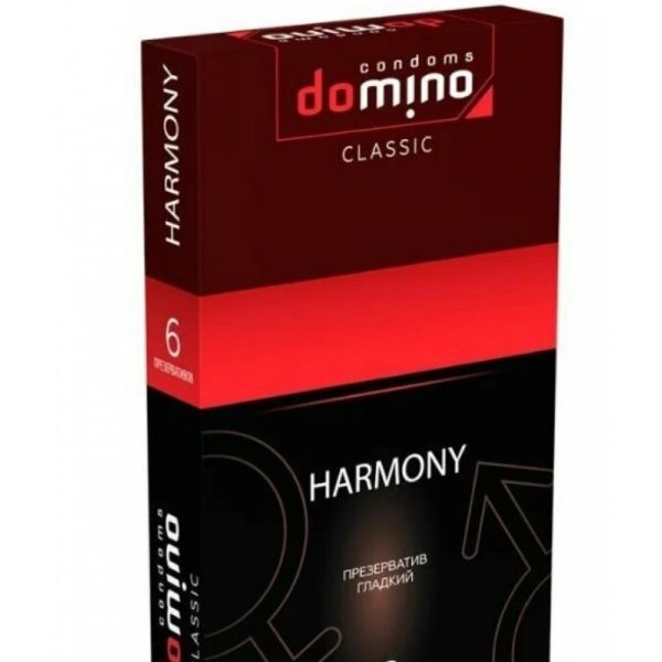 ПРЕЗЕРВАТИВЫ "DOMINO" HARMONY 07937 Гладкие 6 штук, цена за упак