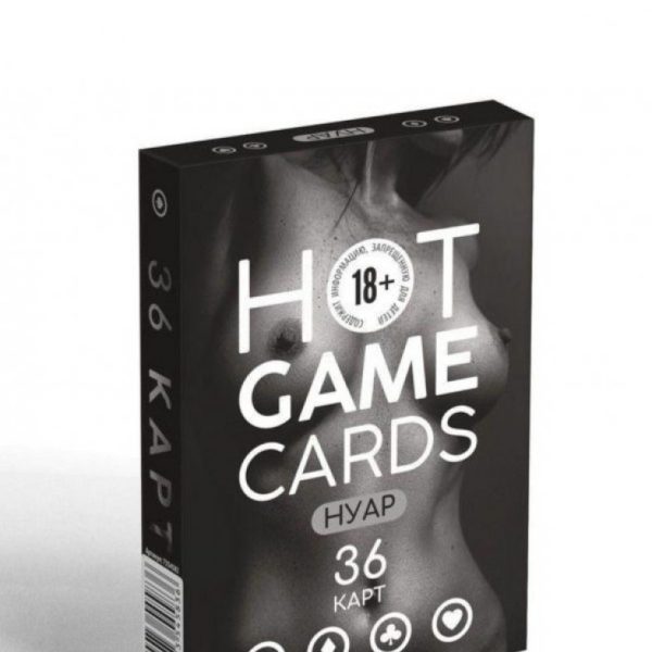 Игральные карты Hot game cards Нуар, 36 карт арт 7354583