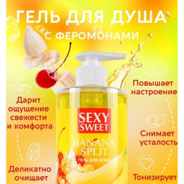 Гель для душа Banana split с феромонами 430 мл арт. LB-16128