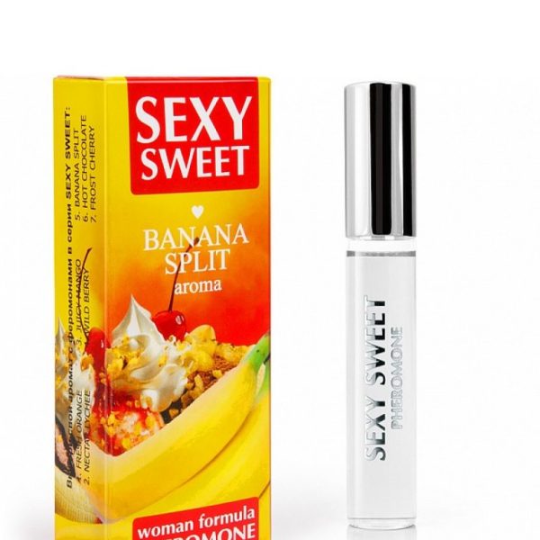 Парфюмированное средство для тела SEXY SWEET BANANA SPLIT с феромонами 10 мл арт. LB-16125