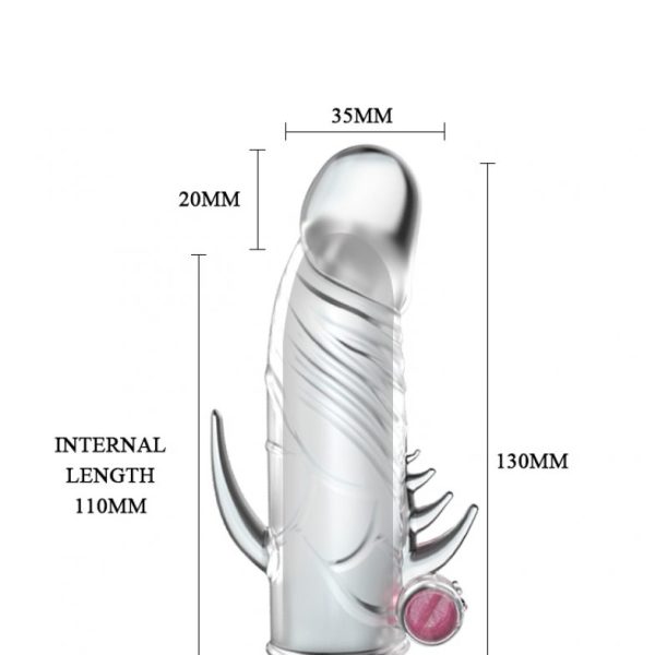 Гелевая насадка с вибрацией BI-010045Z-2