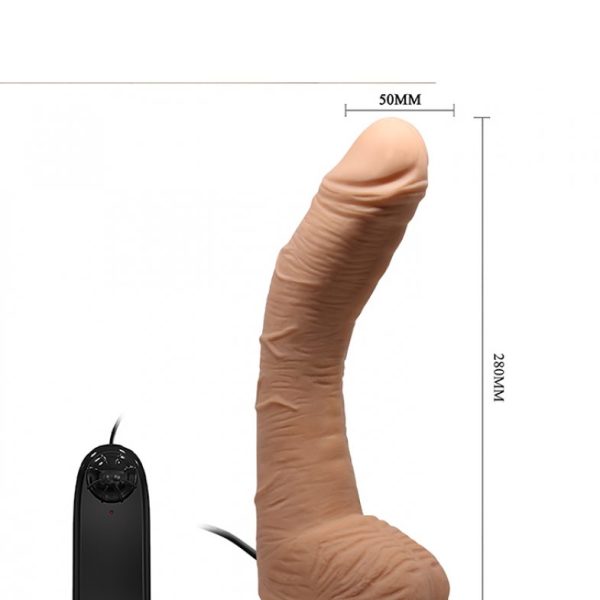 Вибратор на присоске BW-008037Z 28cm